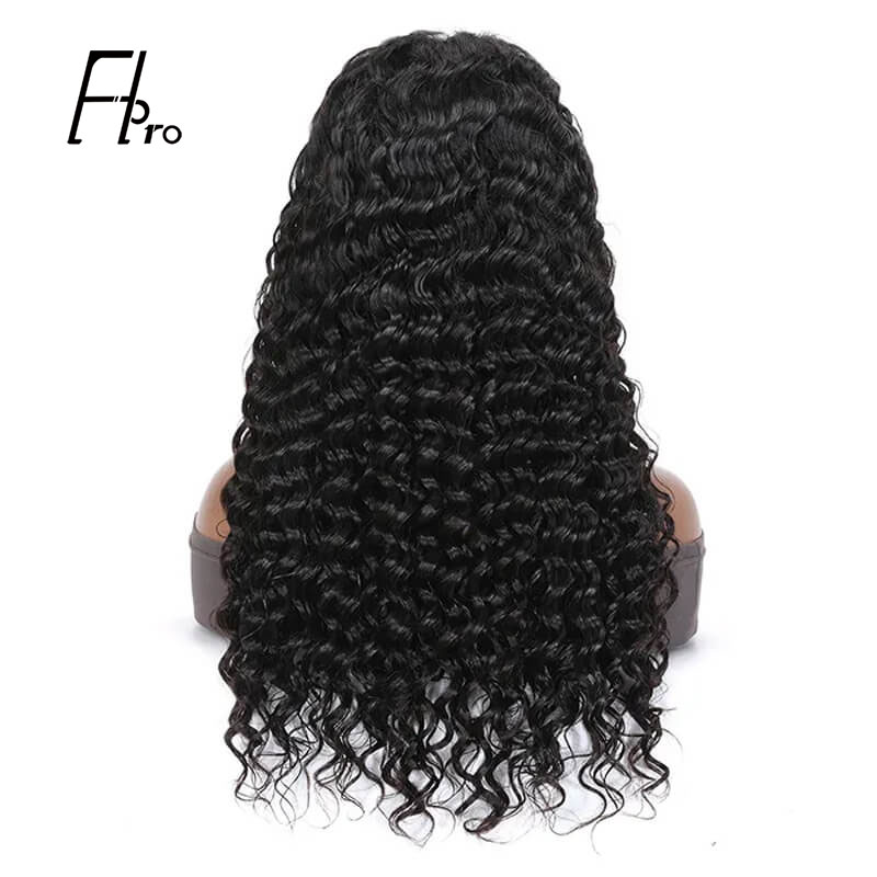 V Part Wig Deep Wave Glueless Hair Wig 0 Skill Needed Wig